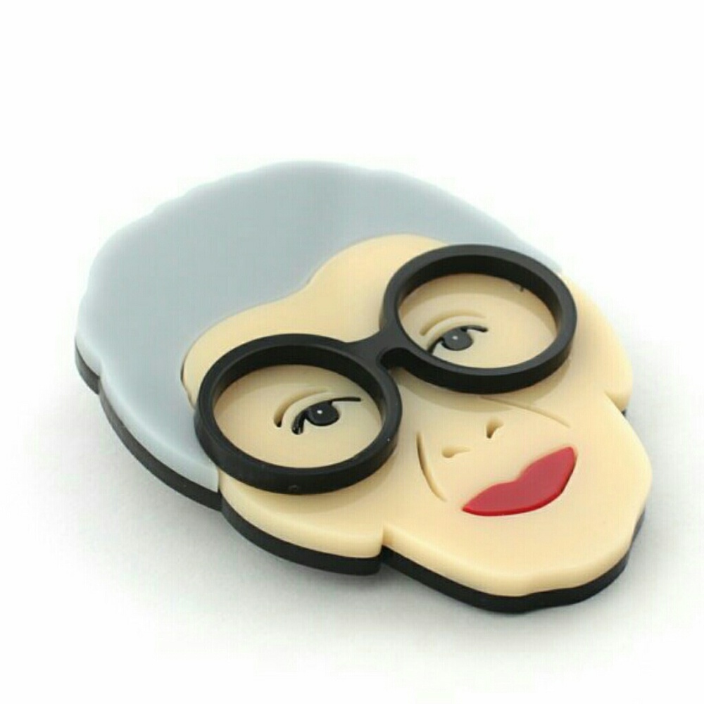 Iris Apfel Brooch